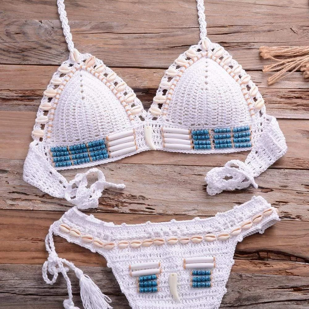 Shell Crochet Bikini Set - Glova