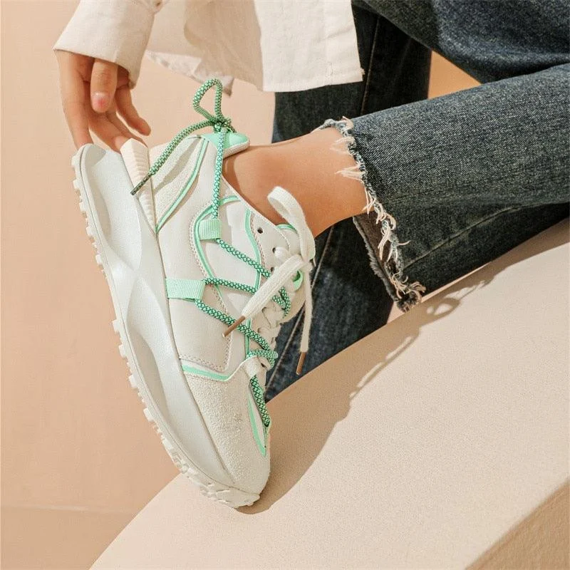 Sigfrida Cross Tie Sneakers - 3 Colors - Glova