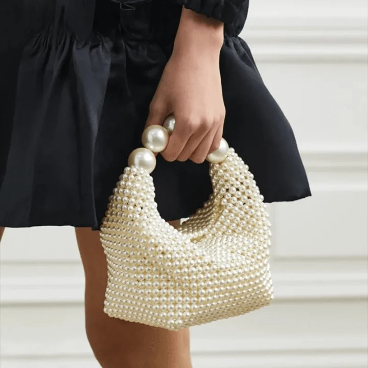 Sirah Pearl Bead Mini Tote - Glova