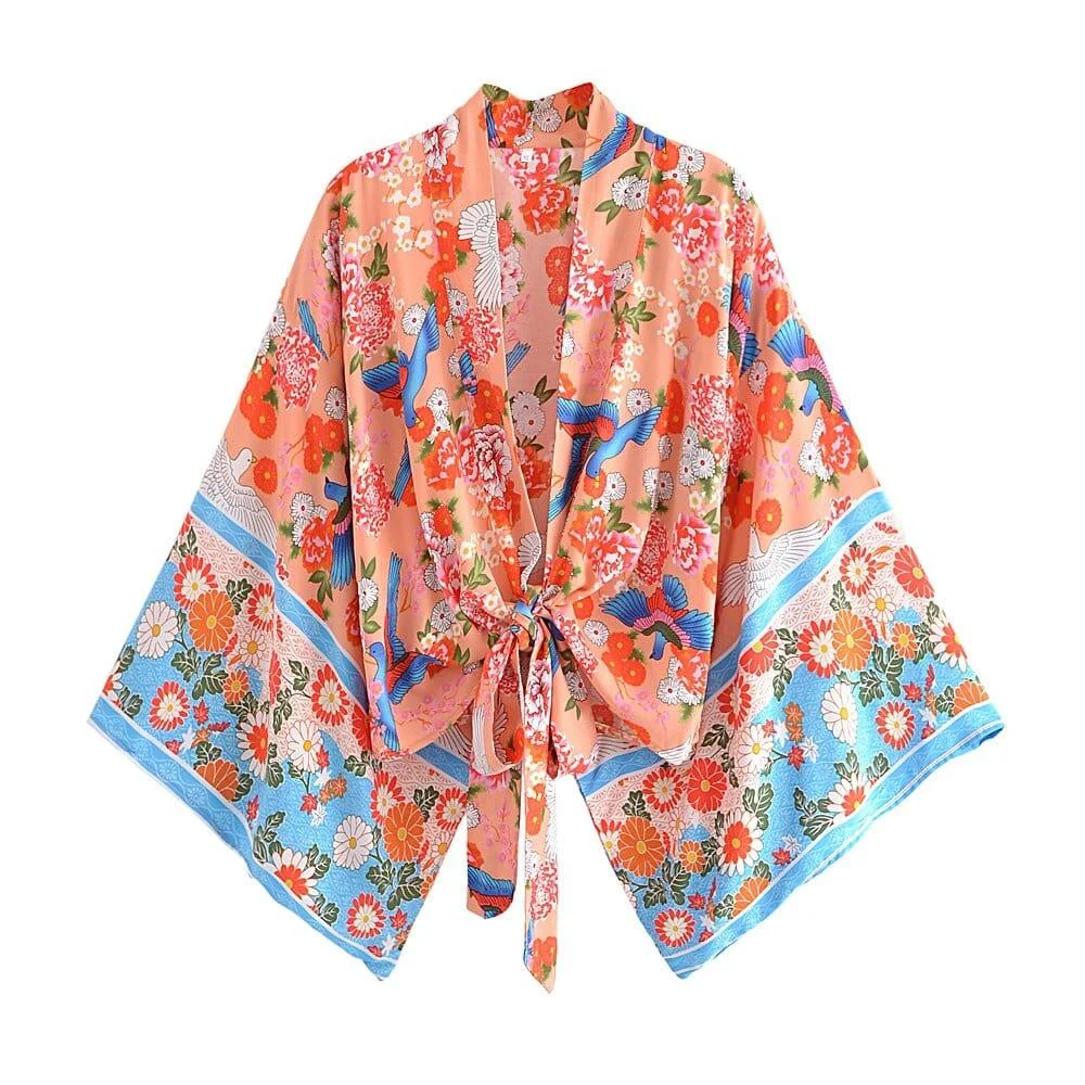 Skylar Boho Kimono ( 3 Color ) - Glova