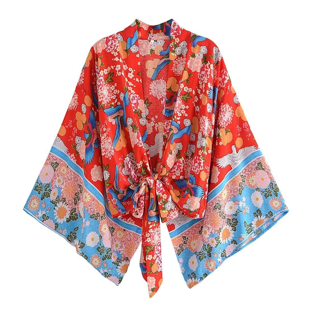 Skylar Boho Kimono ( 3 Color ) - Glova