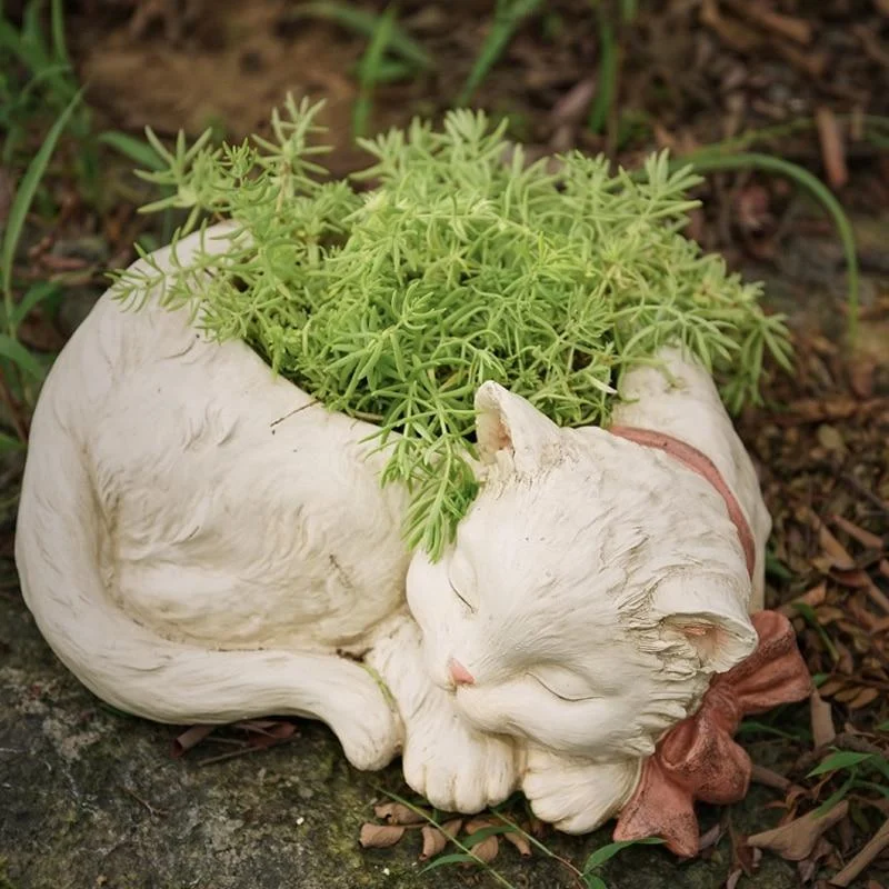 Sleeping Cat Flower Pot - Glova