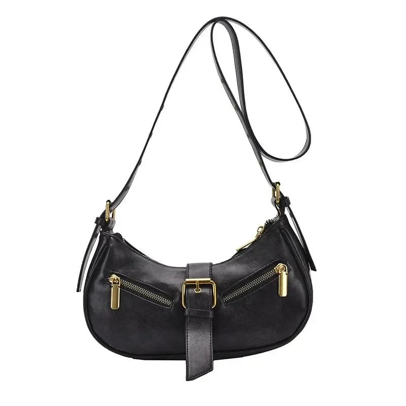 Small PU Leather Crossbody Zipper Design Handbags - Glova