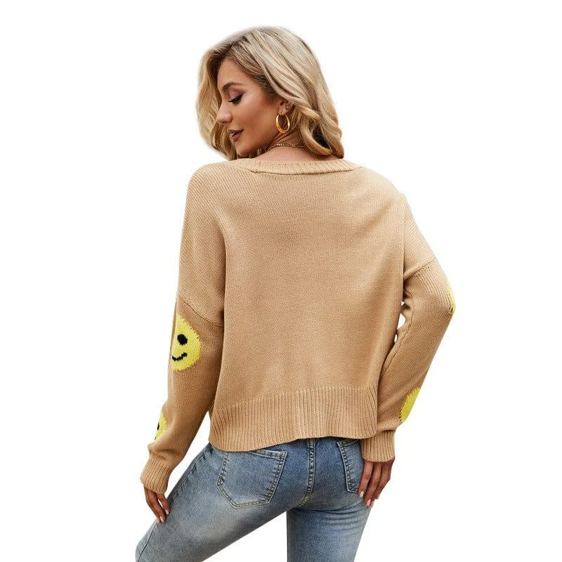 Smiley Face Cardigan - Glova