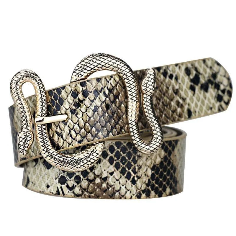 Snake Pin Buckle Belt - Glova