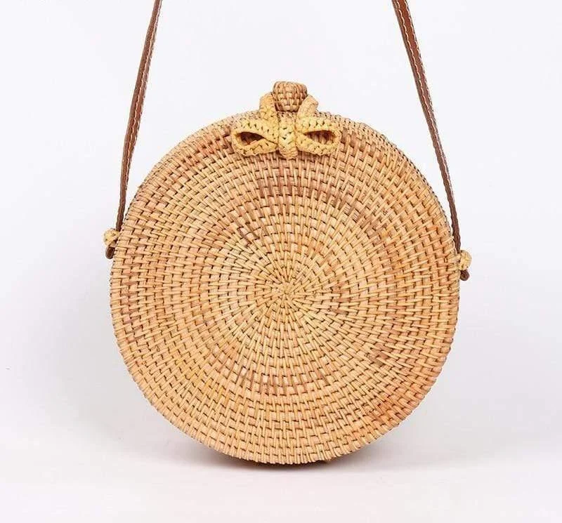 Sofia Straw Crossbody Bag - Glova