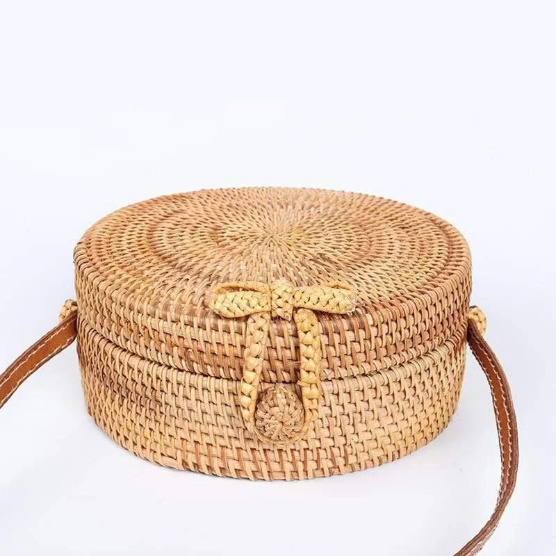 Sofia Straw Crossbody Bag - Glova