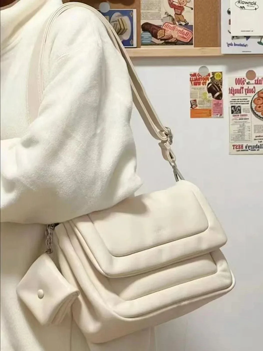 Soft Leather Casual Cloud Crossbody Ladies Handbag - Glova