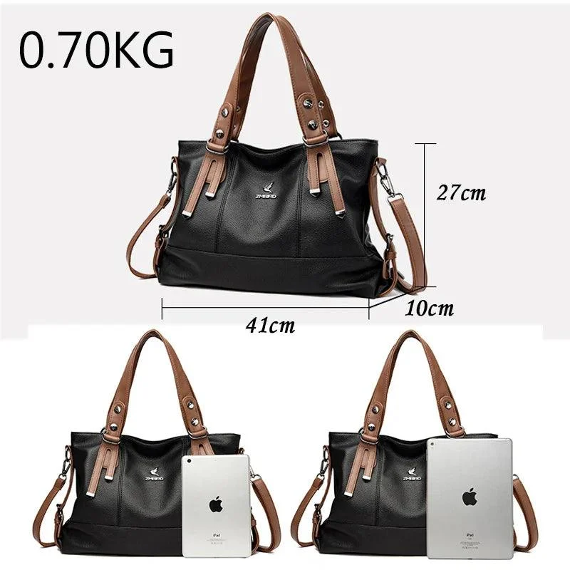 Soft Leather Vintage Ladies Shoulder Bags - Glova