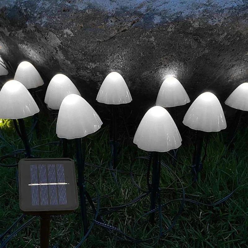 Solar LED Mushroom Garden Lights - Glova