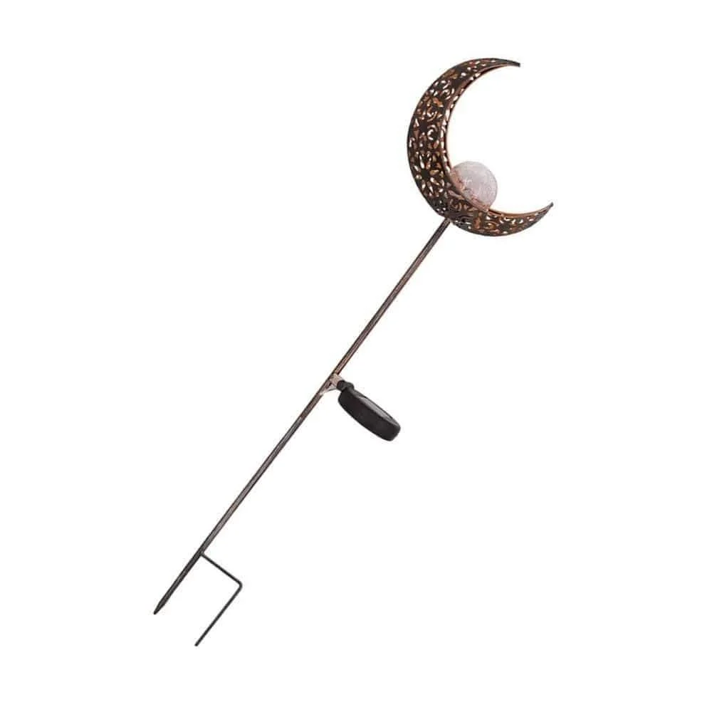 Solar Powered Crescent Moon Garden Light - Glova