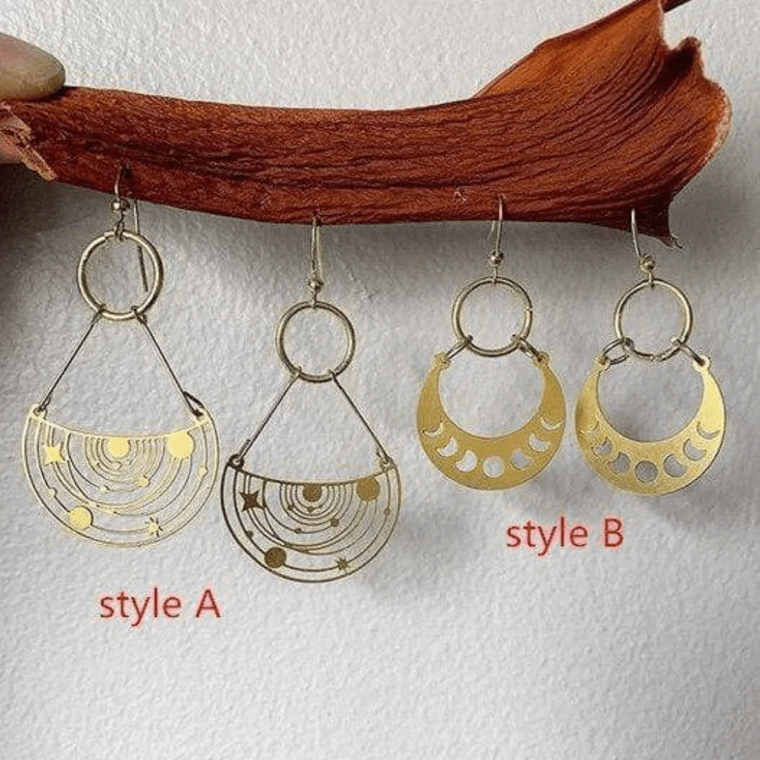 Solar System Drop Earrings - Glova