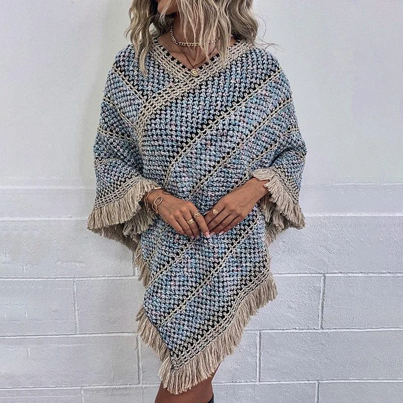 Solstice Knitted Poncho - Glova