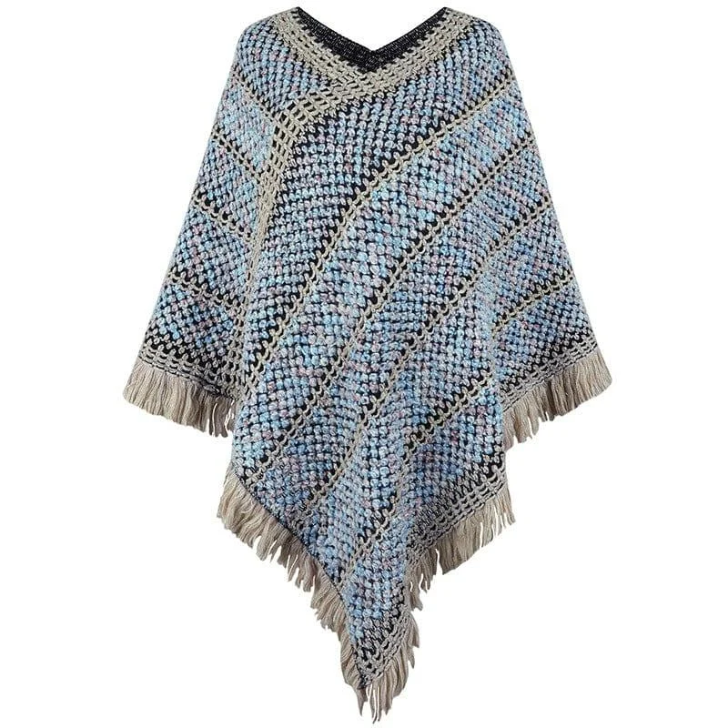 Solstice Knitted Poncho - Glova