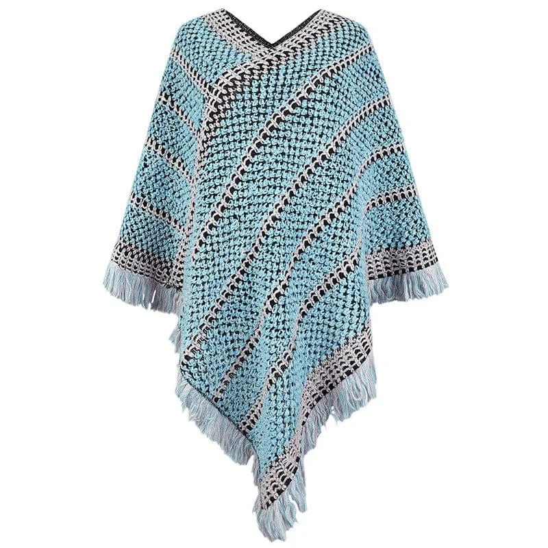 Solstice Knitted Poncho - Glova