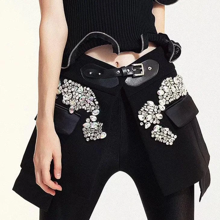 Sonya Embellished Skirt Belt - Glova