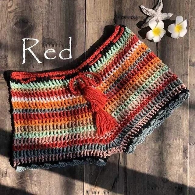 SPICE Colorful Crochet Shorts - Glova