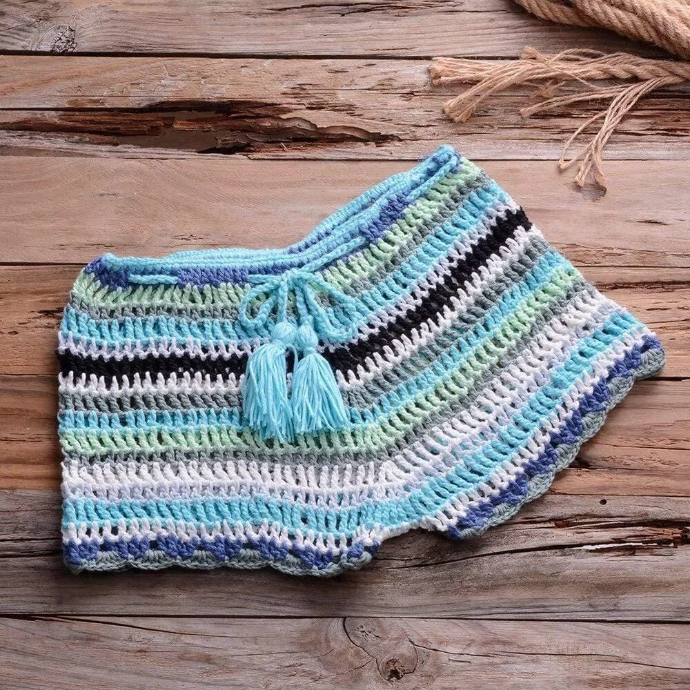 SPICE Colorful Crochet Shorts - Glova