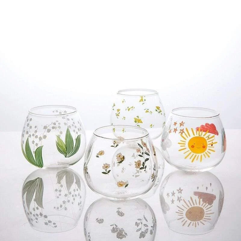 Spring is in the Air Glass Cups - Glova