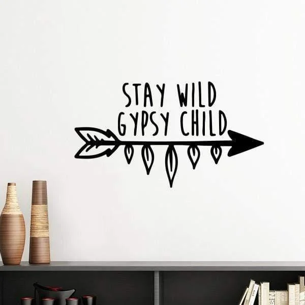 Stay Wild Gypsy Child Decal - Glova