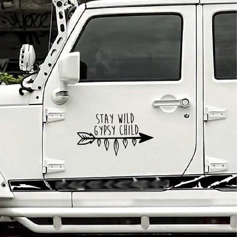 Stay Wild Gypsy Child Decal - Glova