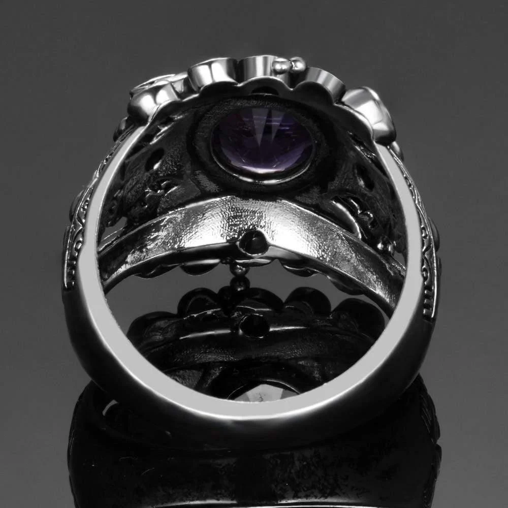 Sterling Silver Amethyst Ring - Glova