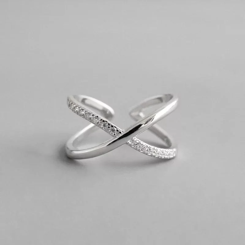 Sterling Silver Geometric Shaped Rings - Glova