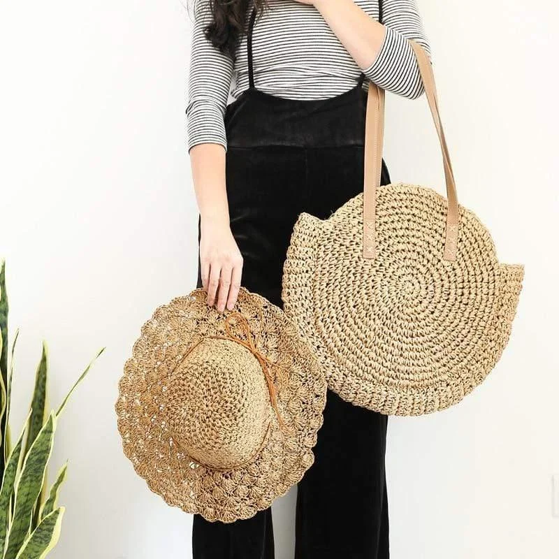 Straw Shoulder Bag - Glova