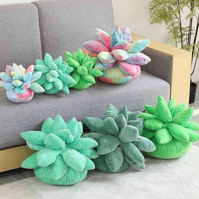 Succulent Plush Pillow - Glova