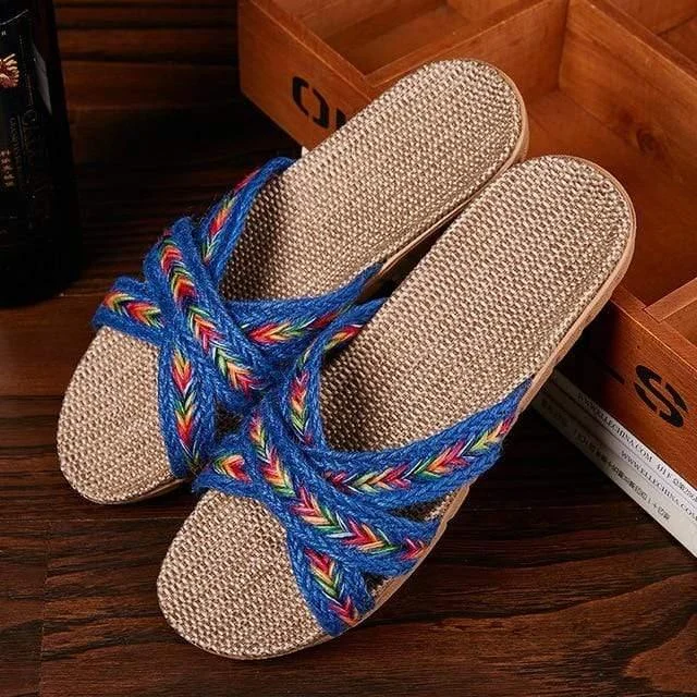 Summer Cross-tied Comfy Sandals - Glova