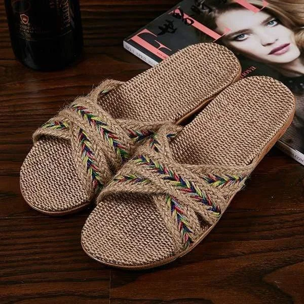 Summer Cross-tied Comfy Sandals - Glova