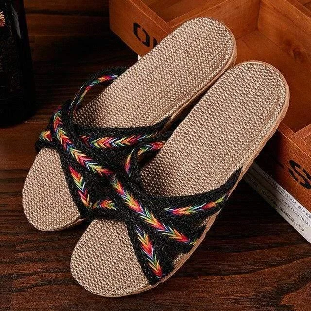 Summer Cross-tied Comfy Sandals - Glova