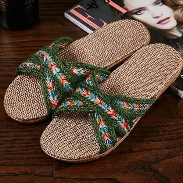 Summer Cross-tied Comfy Sandals - Glova