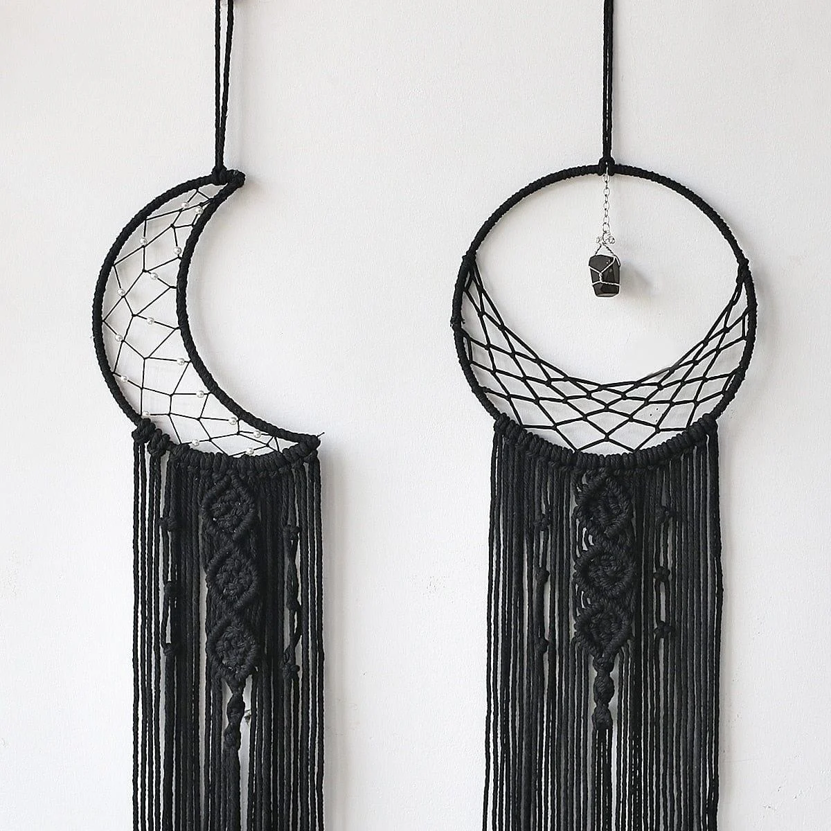 Sun And Moon Black Dream Catcher - Glova