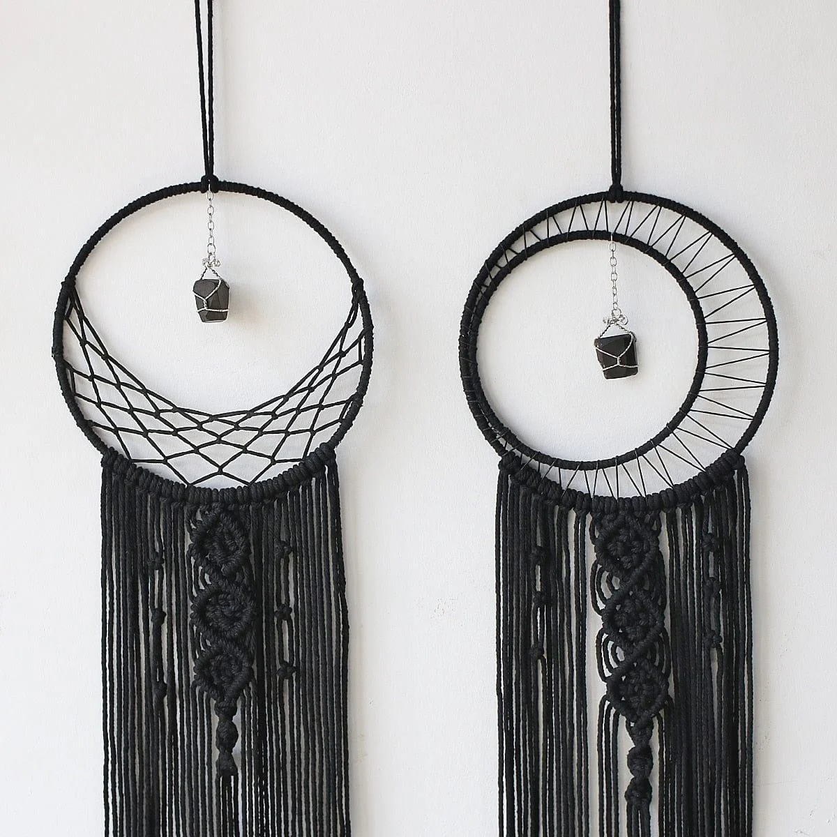 Sun And Moon Black Dream Catcher - Glova