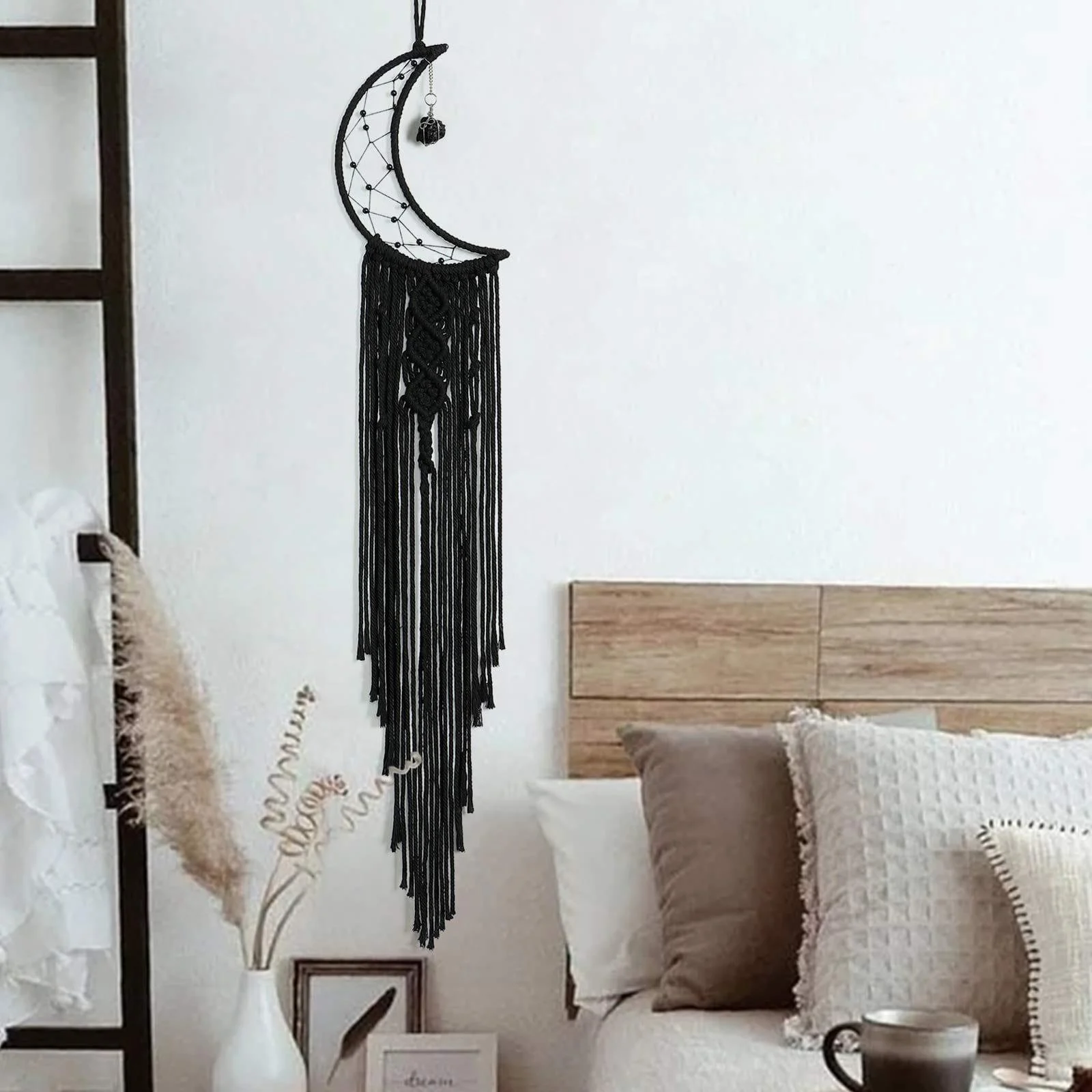 Sun And Moon Black Dream Catcher - Glova