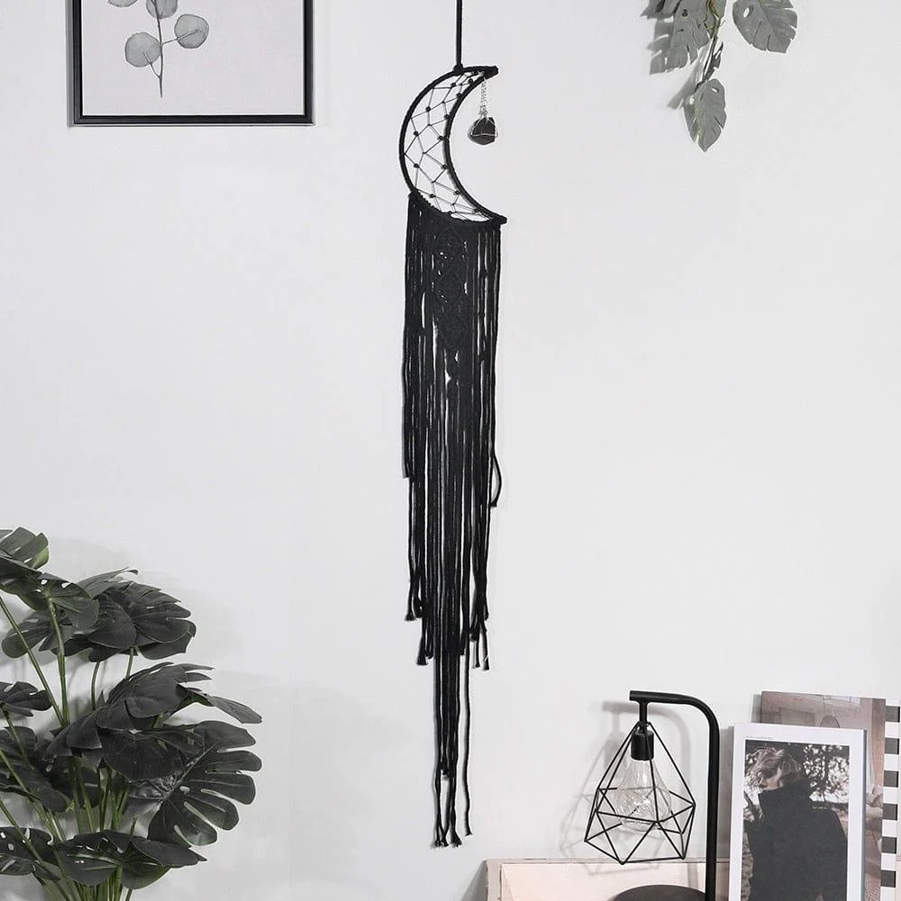 Sun And Moon Black Dream Catcher - Glova