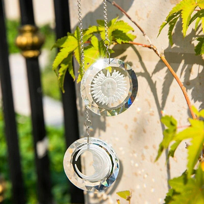 Sun and Moon Crystal Suncatcher - Glova