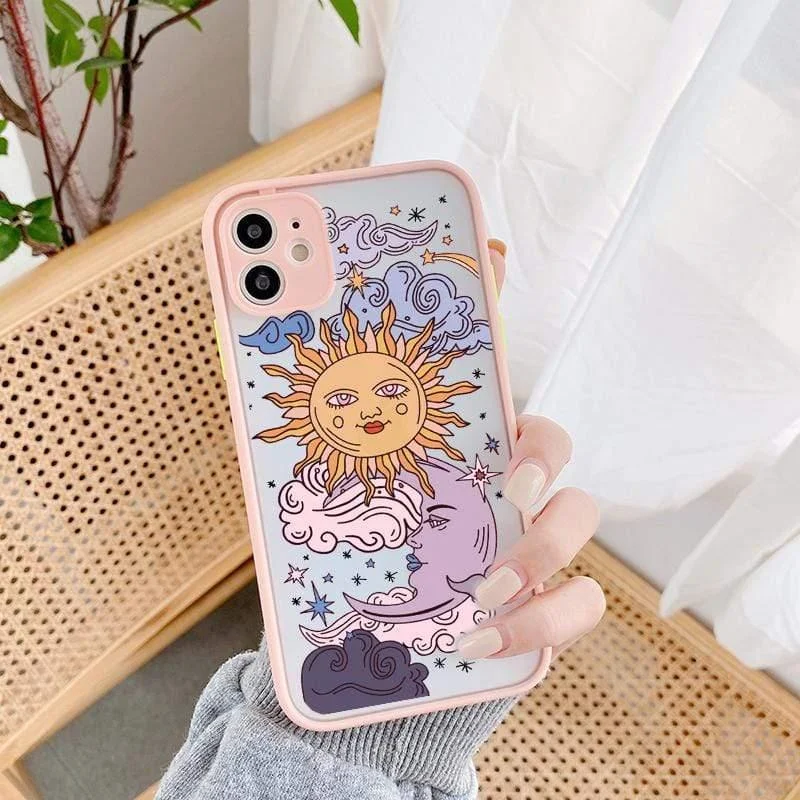 Sun and Moon Faces Phone Case - Glova