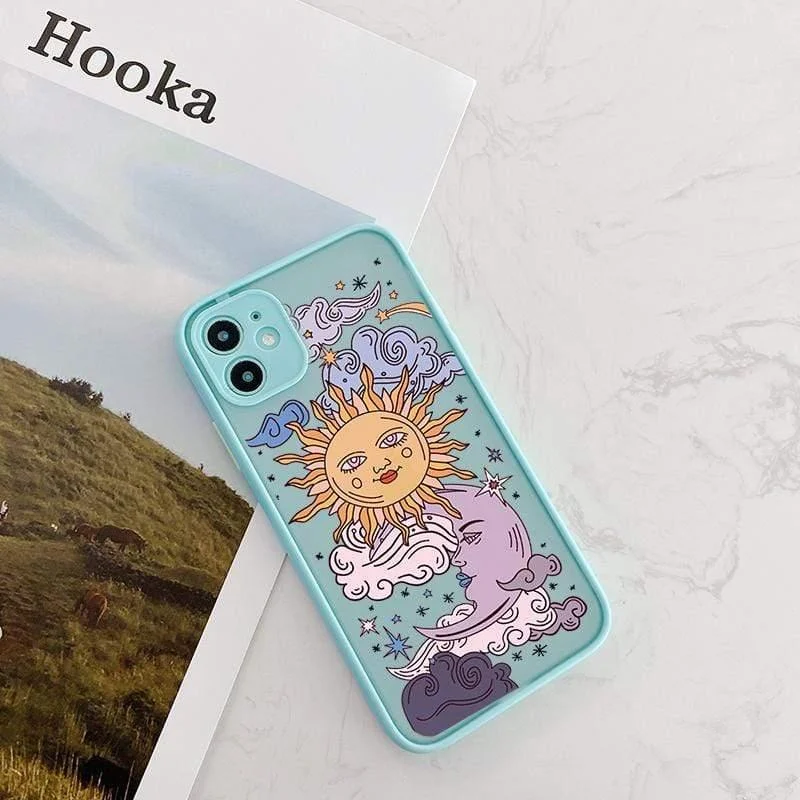 Sun and Moon Faces Phone Case - Glova