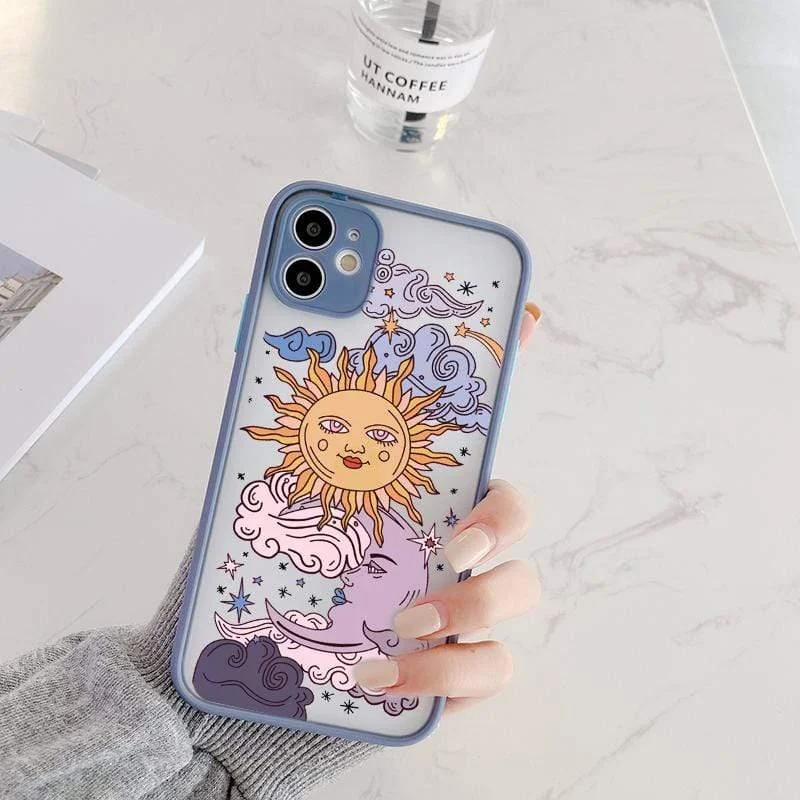 Sun and Moon Faces Phone Case - Glova