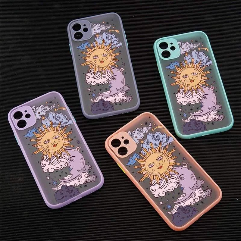 Sun and Moon Faces Phone Case - Glova