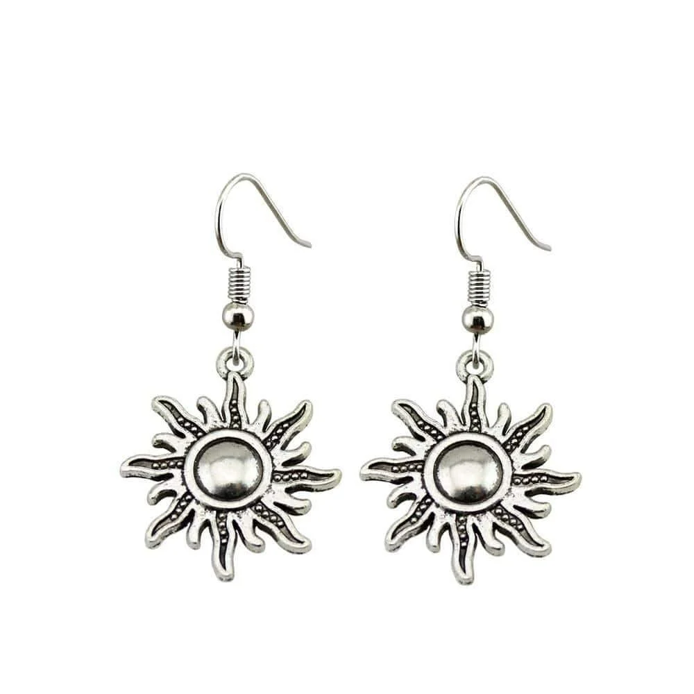 Sun Dangle Earrings - 2 Colors - Glova