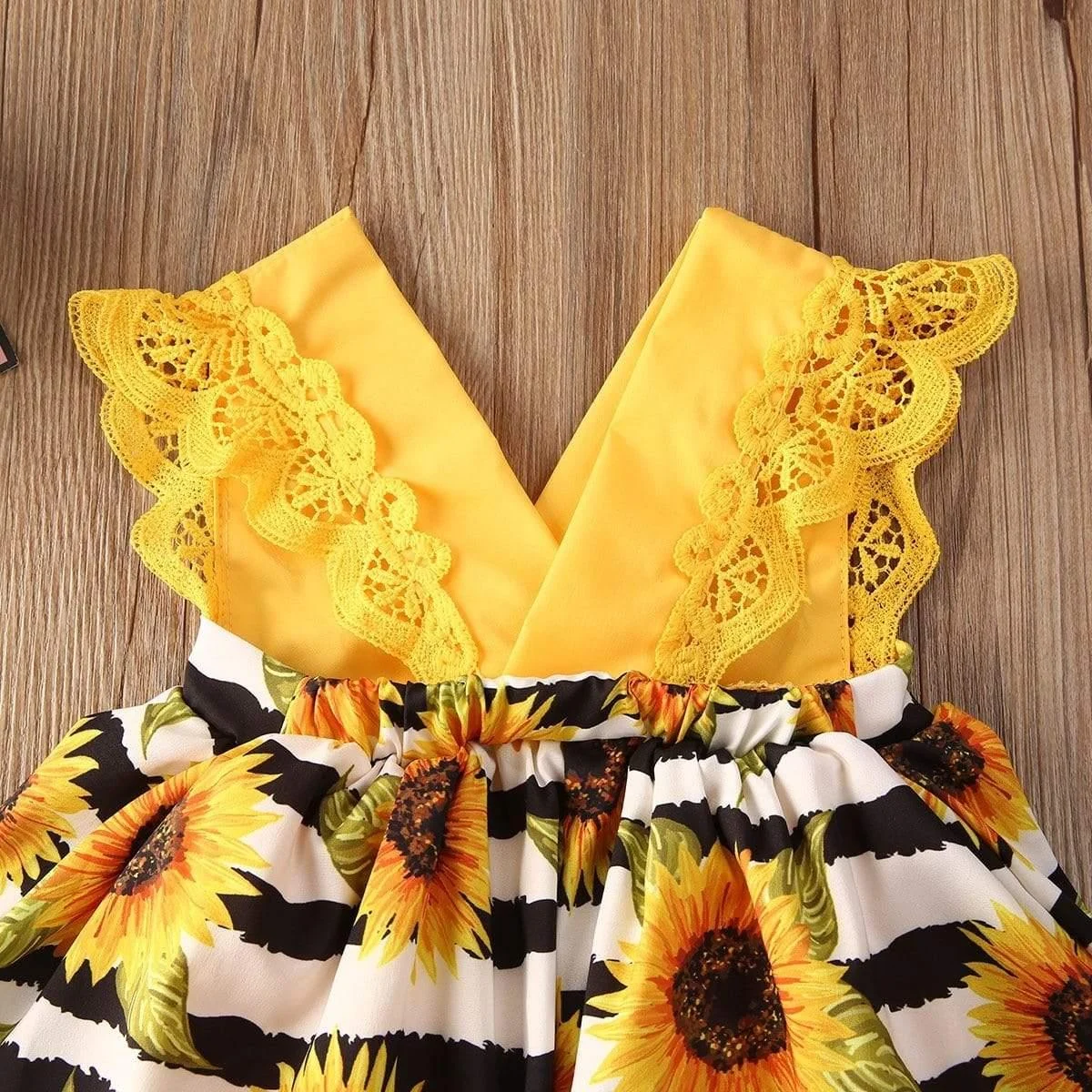 Sunflower Boho Baby Girl Outfit - Glova