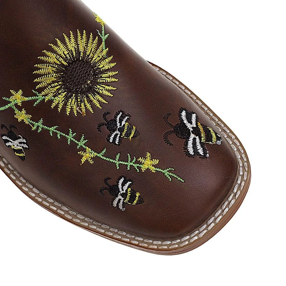 Sunflower Field Cowboy Boots - Glova