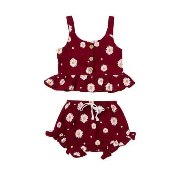 Tabitha Floral Set For Girls - Glova