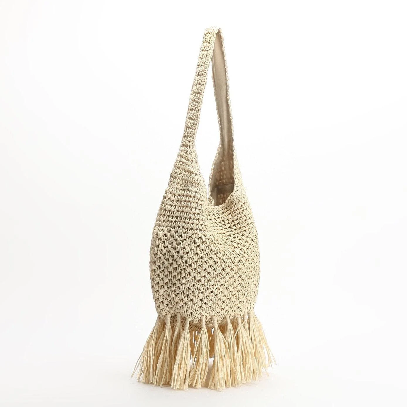 Taffe Bohemian Tassels Straw Hobo Bags - 2 Colors - Glova