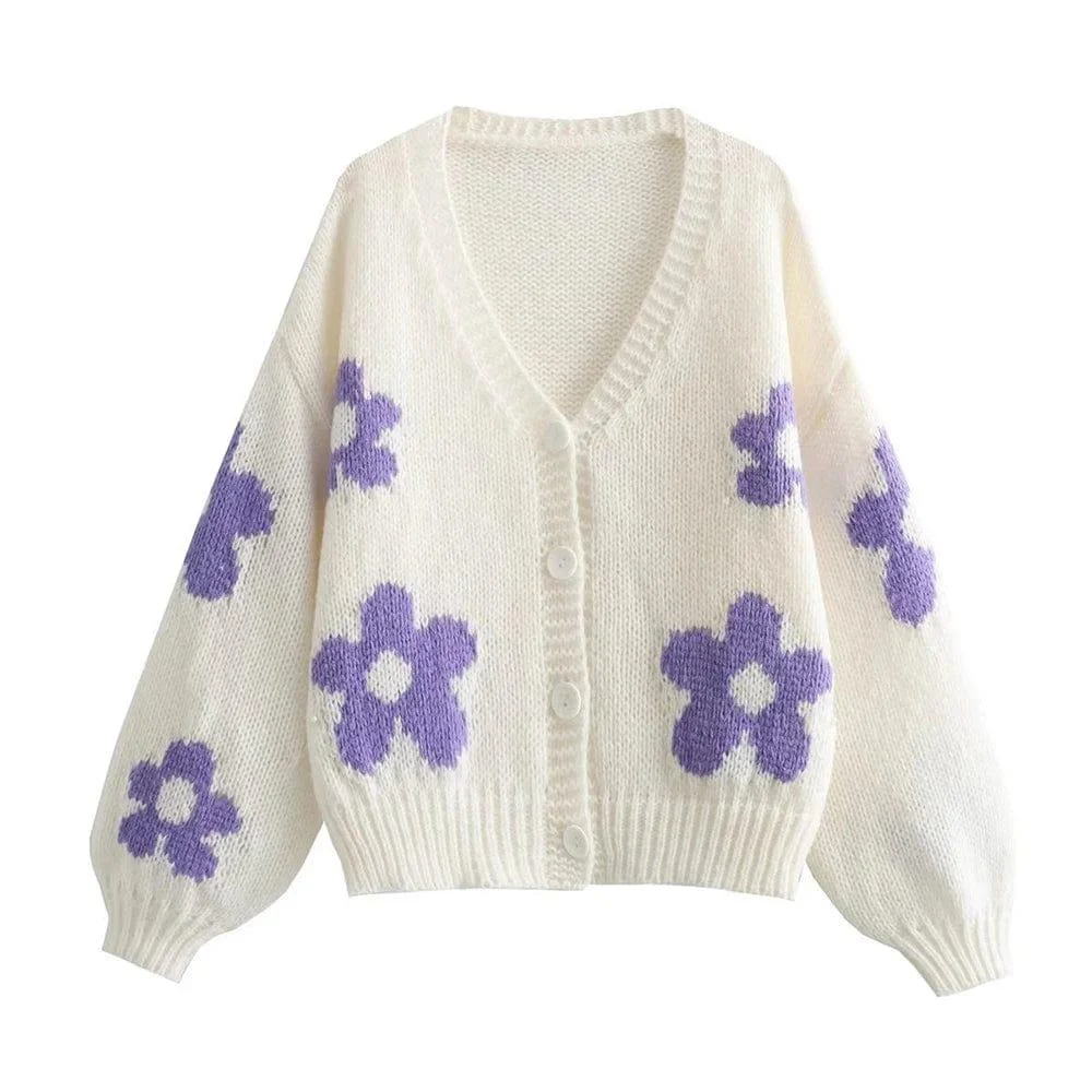 Talia Floral Cardigan - Glova