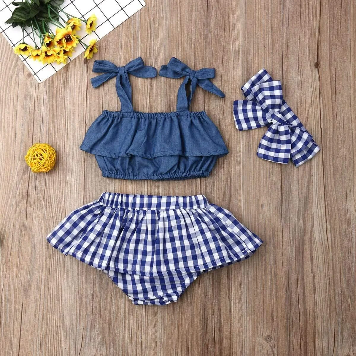 Tansy 3 Pieces Baby Girl Set - Glova