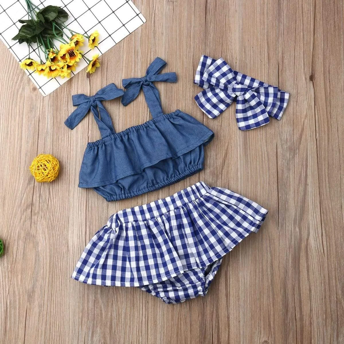 Tansy 3 Pieces Baby Girl Set - Glova